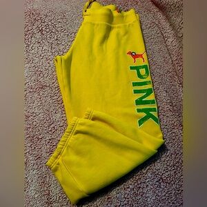 Pink Victoria secret vintage  cropped sweat pants